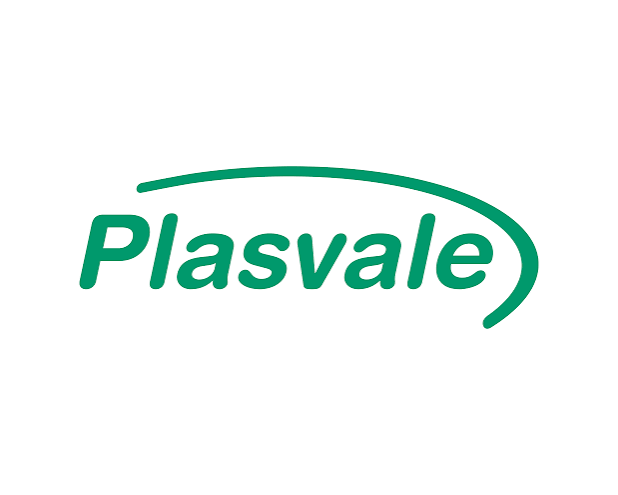 Logo da marca Plasvale, parceira da Evo Clean