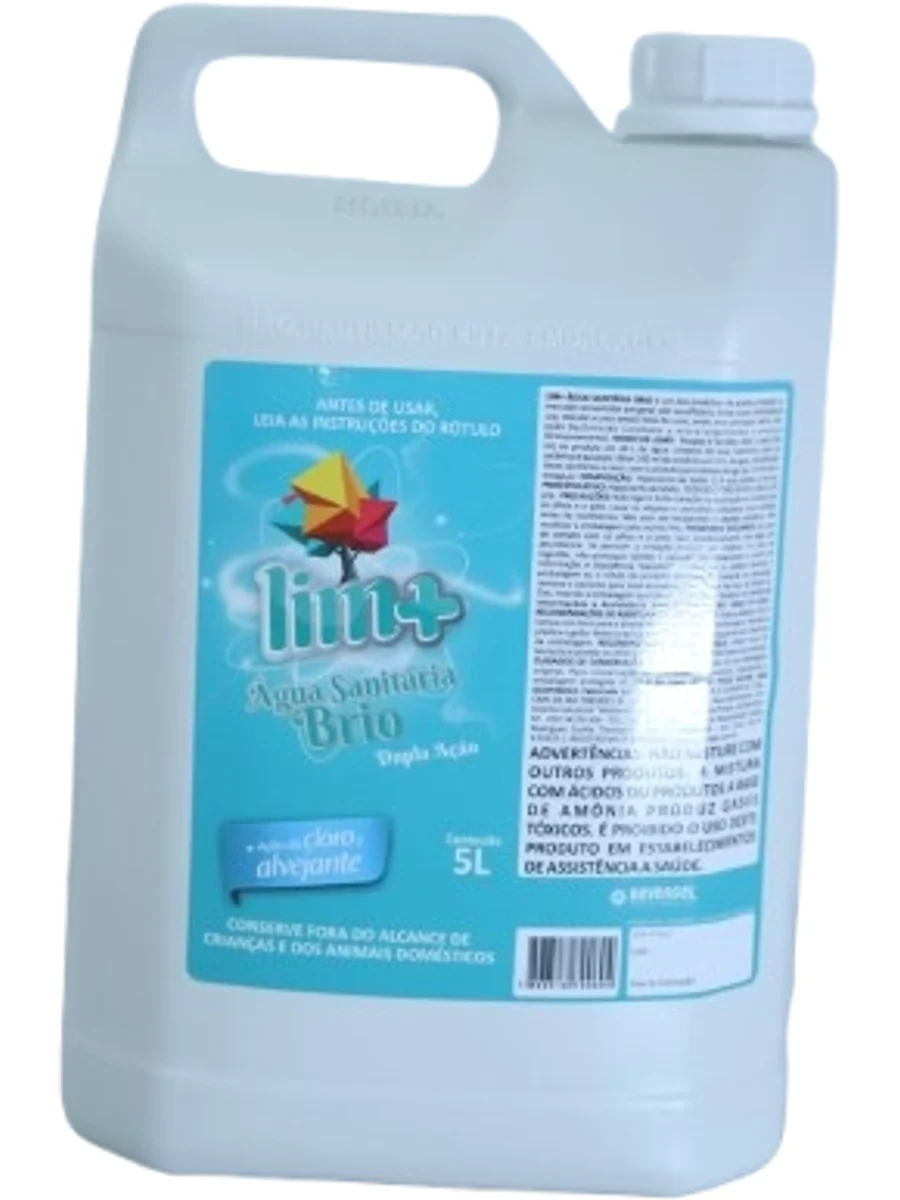 Lim+ Água Sanitária Brio Dupla Ação 5L