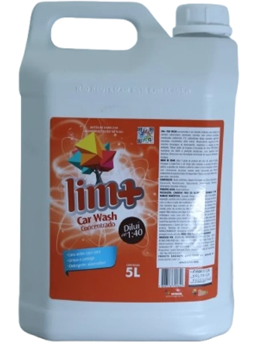 Lim+ Car Wash Concentrado 5L