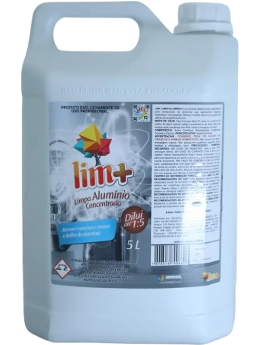 Lim+ Limpa Alumínio Concentrado 5L