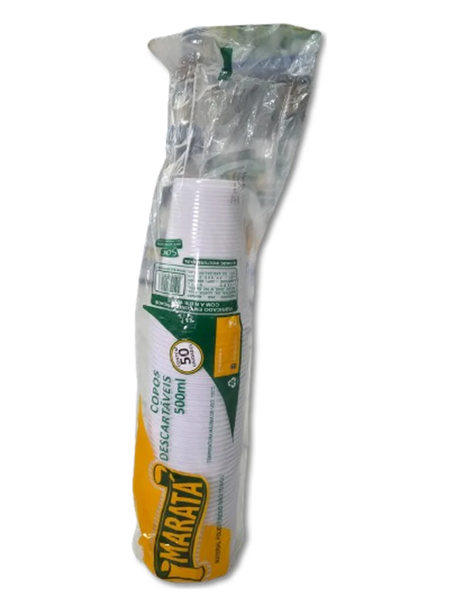 Maratá Copos Descartáveis 500ml 50un