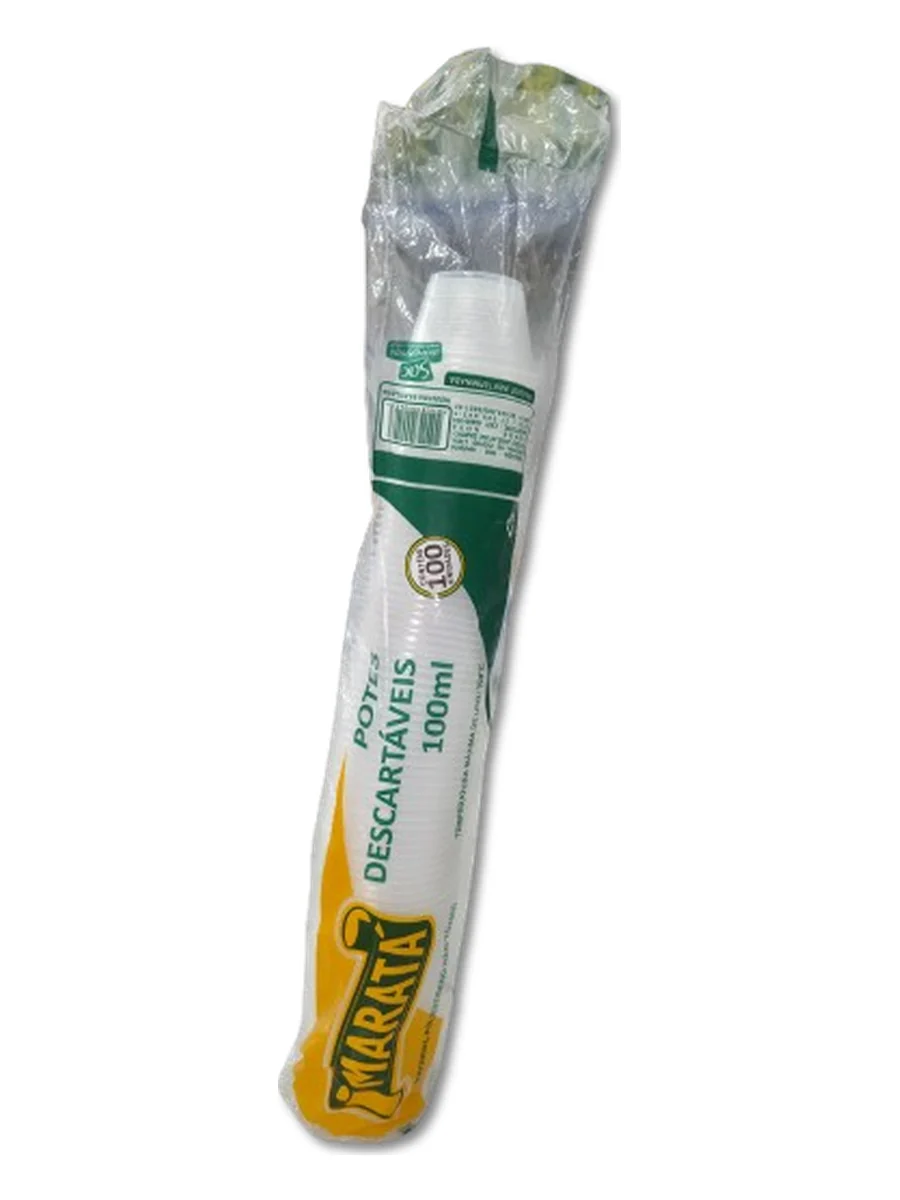 Maratá Potes Descartáveis 100ml 100un