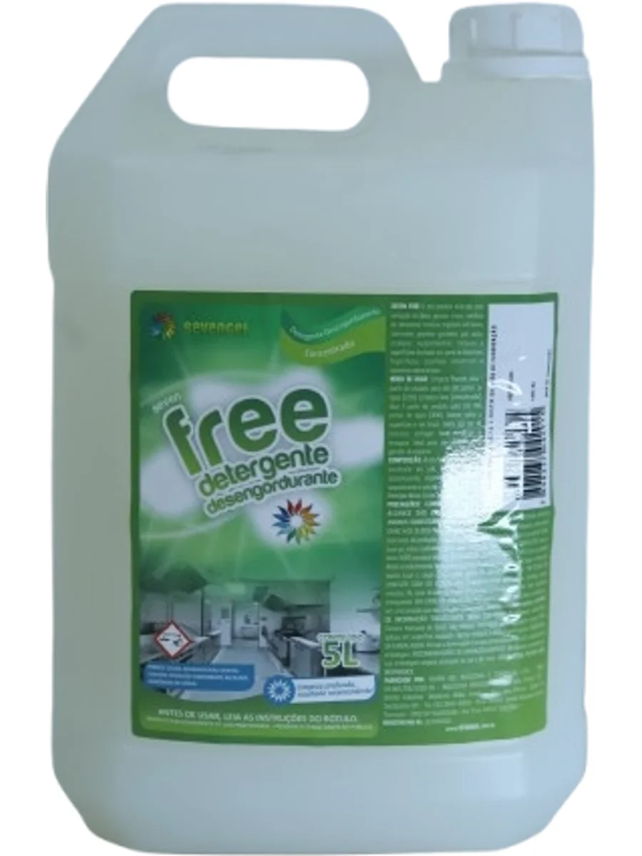Seven Free Detergente Desengordurante 5L