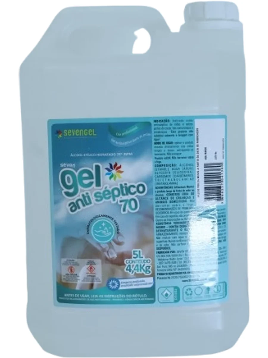 Seven Gel Antisséptico 70 5L